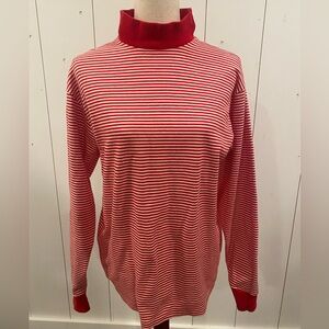 Vintage Lands’ End Striped Turtleneck